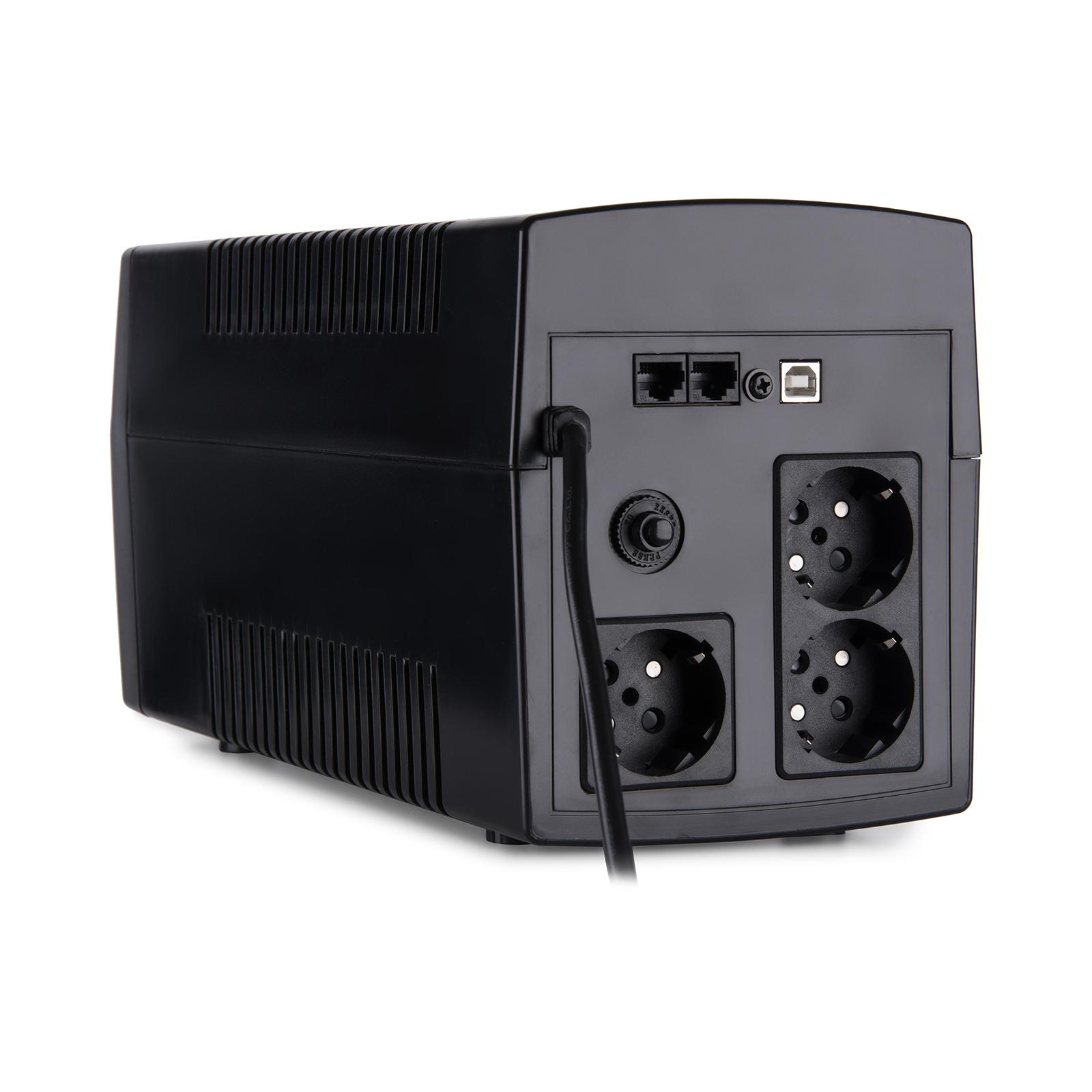 Пристрій безперебійного живлення Vinga LCD 1200VA plastic case with USB (VPC-1200PU) зображення 5