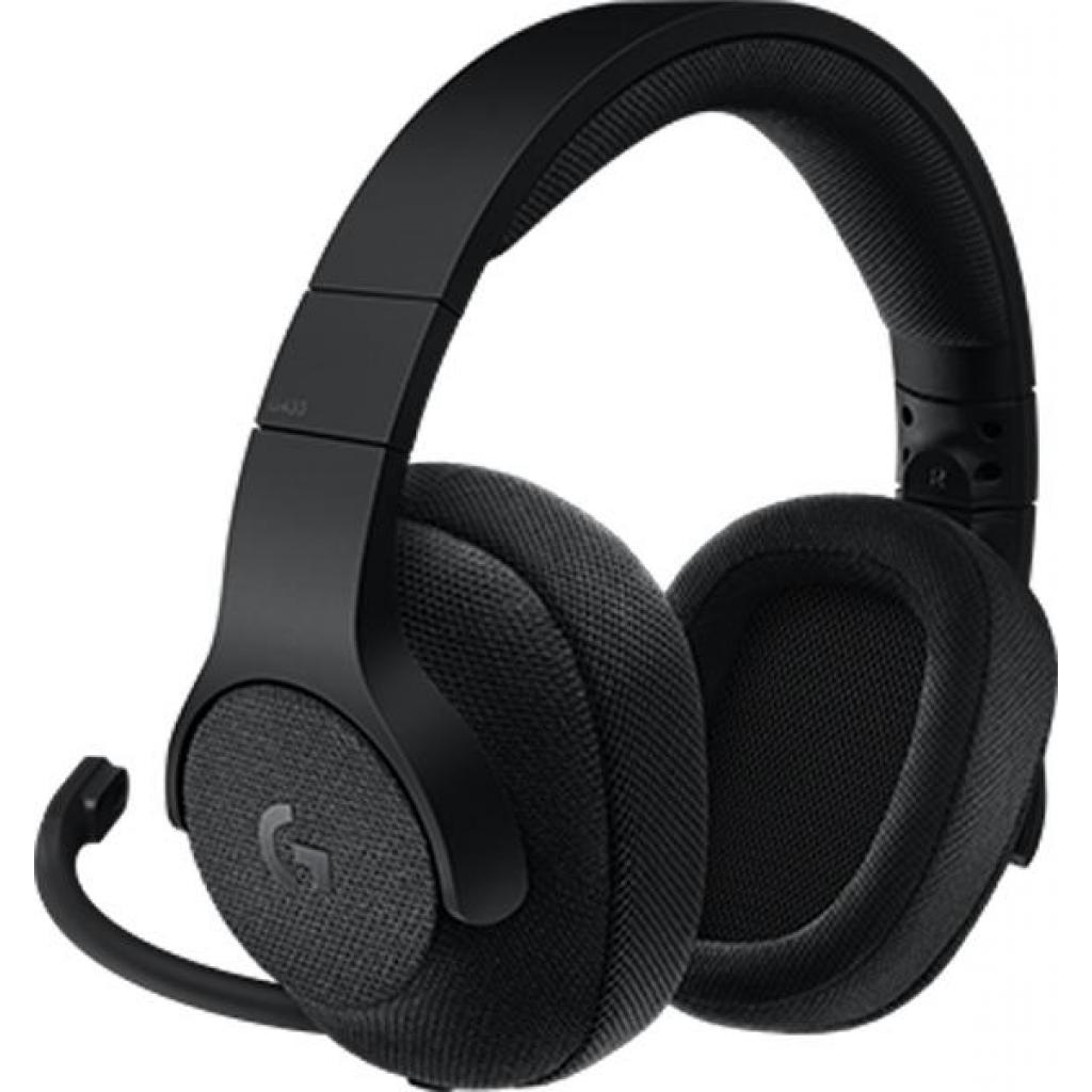 Наушники Logitech G433 7.1 Surround Gaming Headset Black (981-000668)