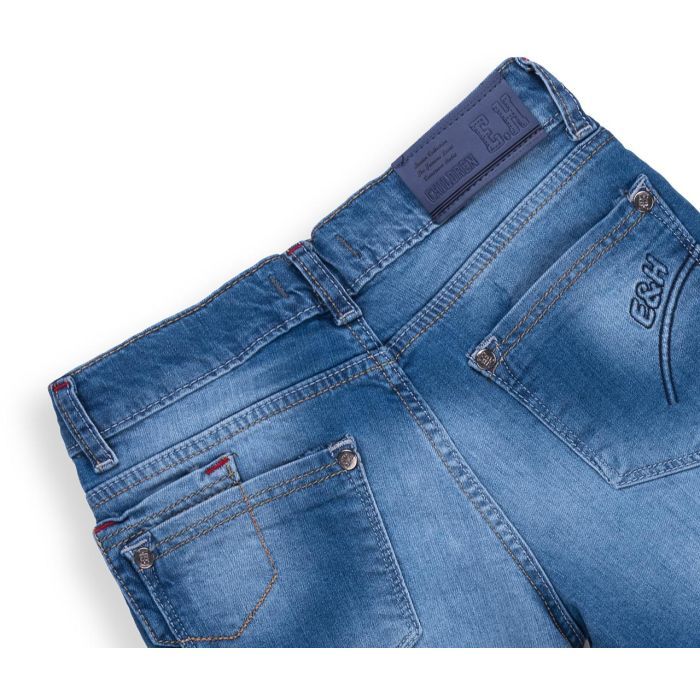 Джинсы детские E&H зауженые (20123-116B-blue) изображение 4