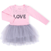 Платье детское Breeze "LOVE" (10630-128G-pink)