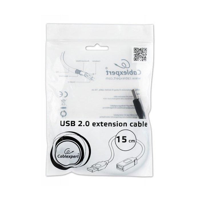 Дата кабель USB 2.0 AM/AF 4.5m Cablexpert (CCP-USB2-AMAF-15C) изображение 2