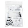 Дата кабель USB 2.0 AM/AF 0.15m Cablexpert (CCP-USB2-AMAF-0.15M) изображение 2