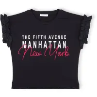 Футболка детская Breeze "MANHATTAN" (11030-146G-black)