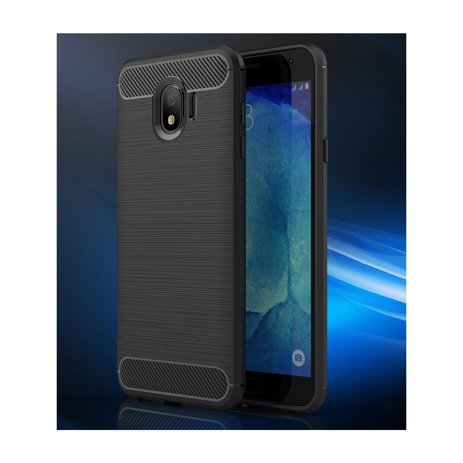 Чехол для мобильного телефона Laudtec для Samsung J4/J400 Carbon Fiber (Black) (LT-J400F) изображение 10