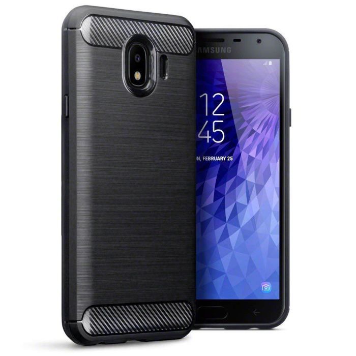 Чехол для мобильного телефона Laudtec для Samsung J4/J400 Carbon Fiber (Black) (LT-J400F) изображение 2