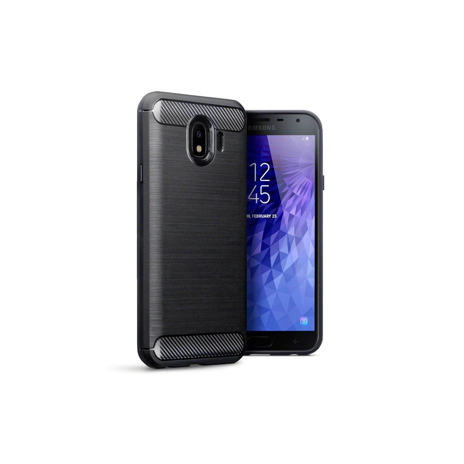 Чехол для мобильного телефона Laudtec для Samsung J4/J400 Carbon Fiber (Black) (LT-J400F) изображение 2