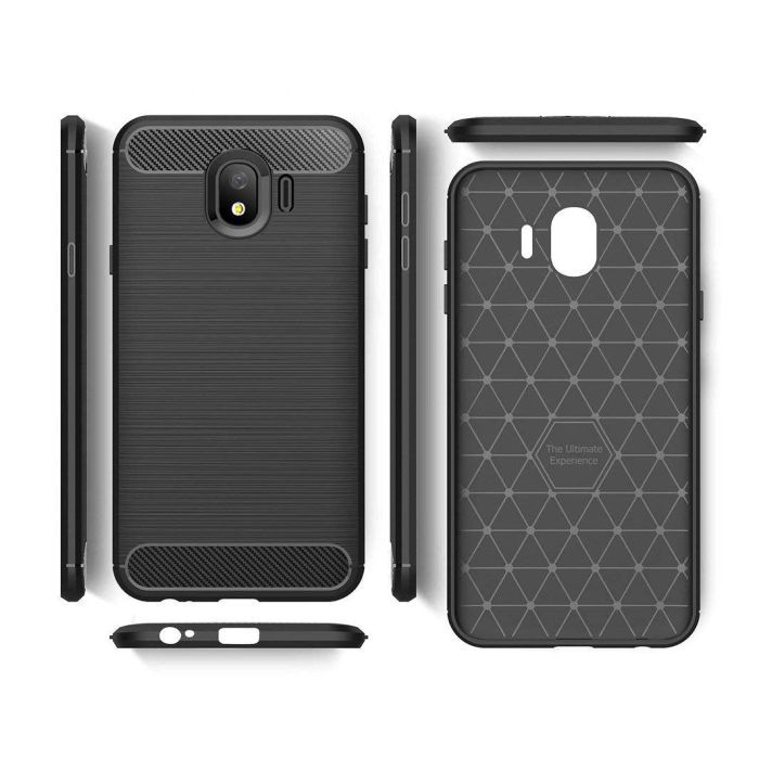 Чехол для мобильного телефона Laudtec для Samsung J4/J400 Carbon Fiber (Black) (LT-J400F) изображение 4