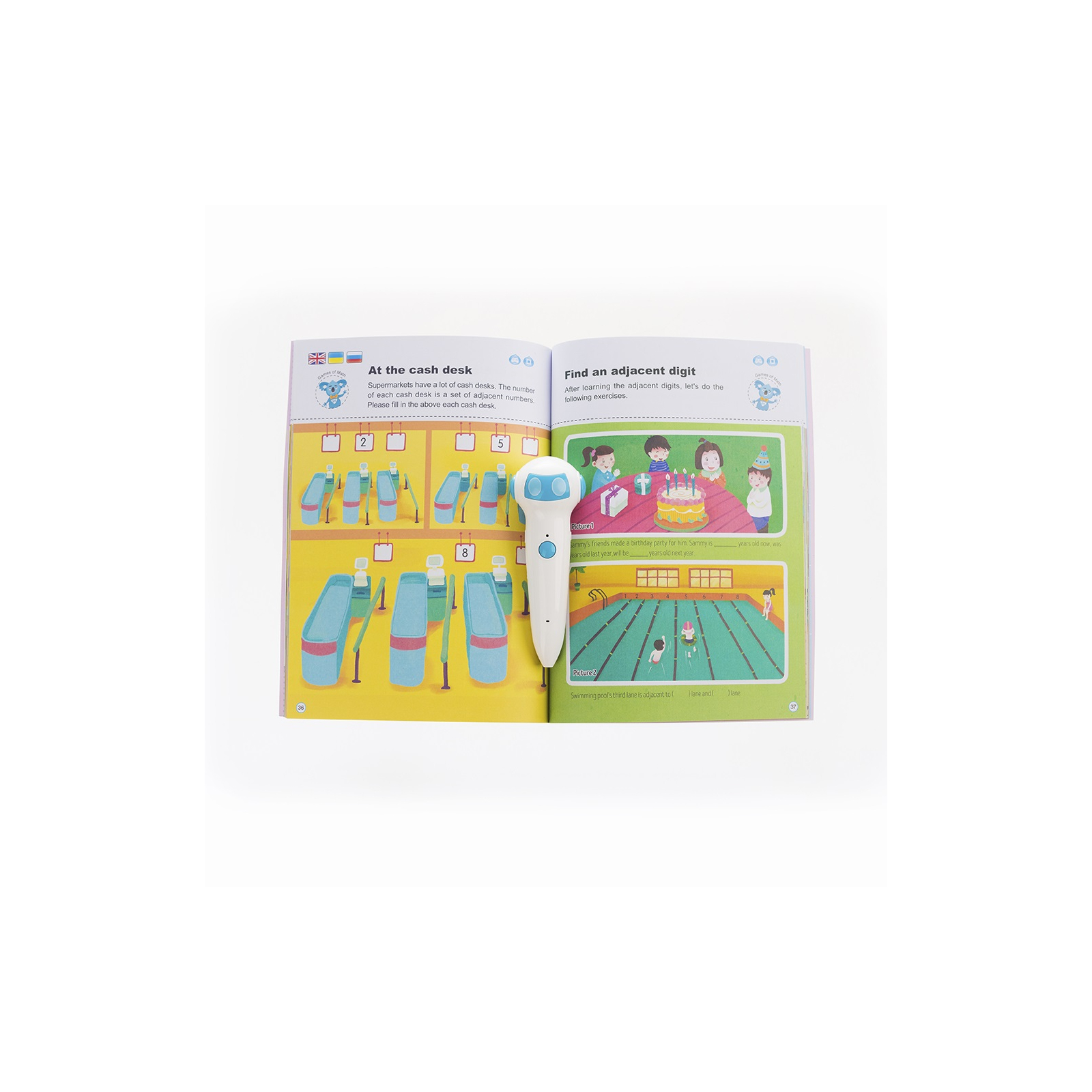 Интерактивная игрушка Smart Koala развивающая книга The Games of Math (Season 1) №1 (SKBGMS1) изображение 3