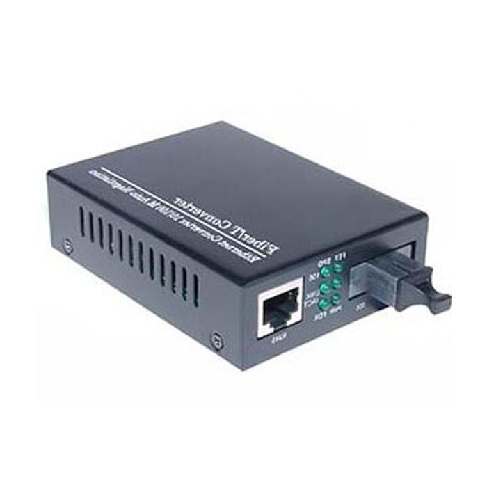 Медиаконвертер Merlion 10/100Base-TX to 100Base-F 1550нм, SM, SC/RJ-45, 25 км +БП (HTB-3100B / 1550_WDM)
