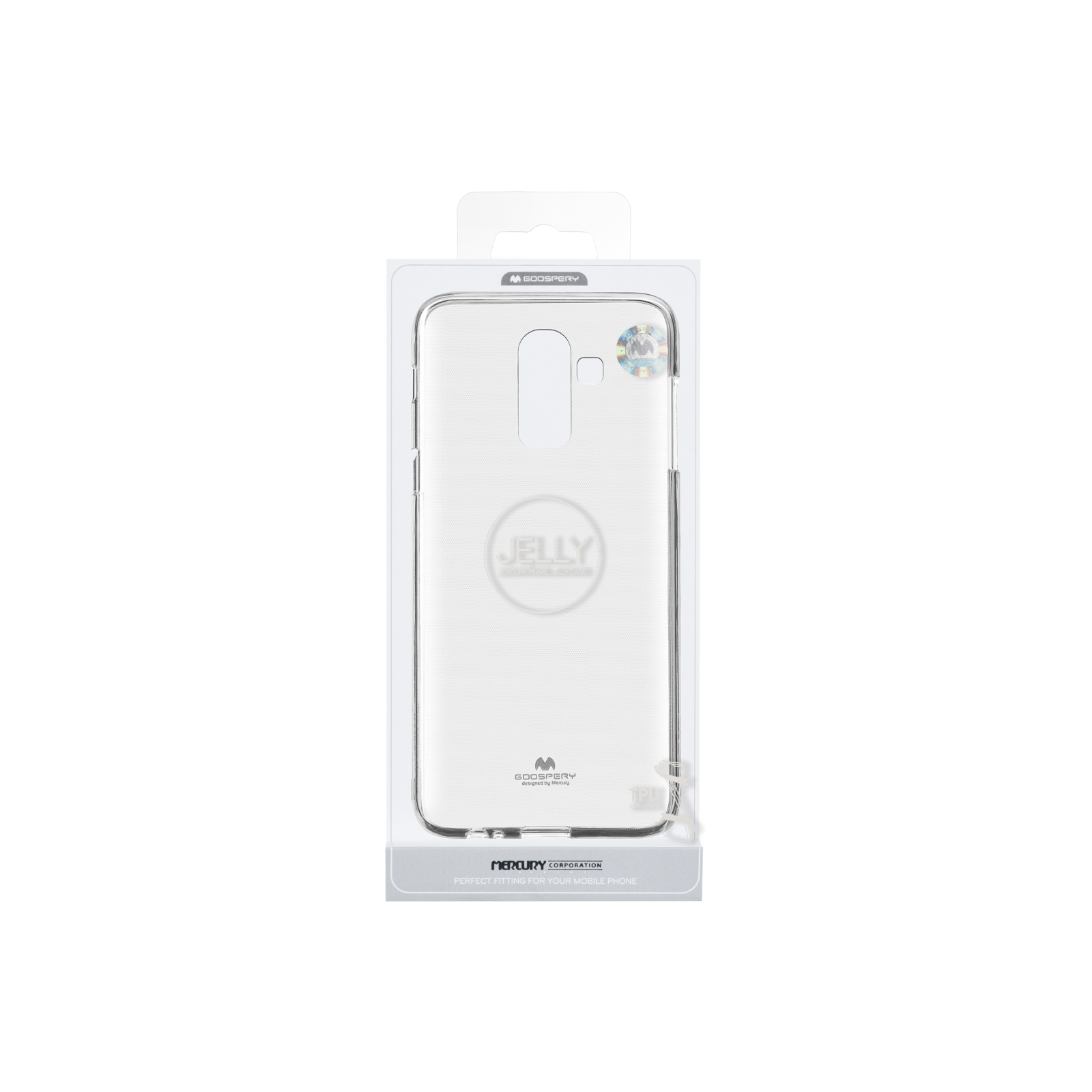 Чехол для мобильного телефона Goospery Transparent Jelly Samsung Galaxy J8 J810 Transparent (8809621280356) изображение 3