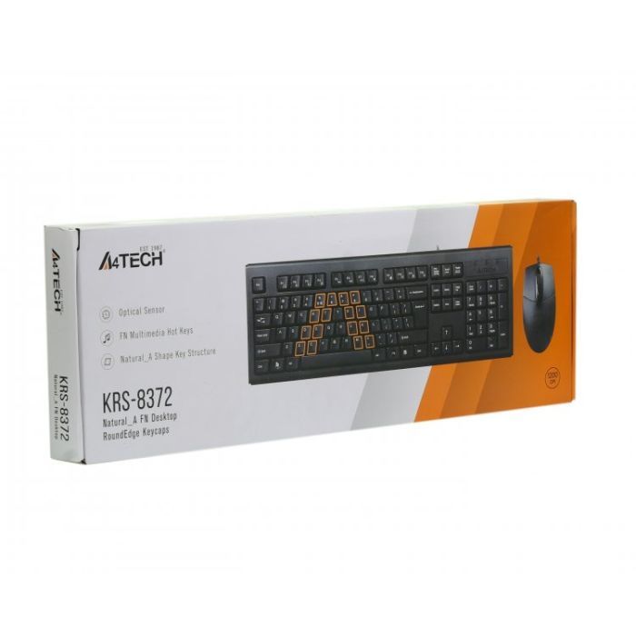 Комплект A4Tech KR-8372 USB Black изображение 8