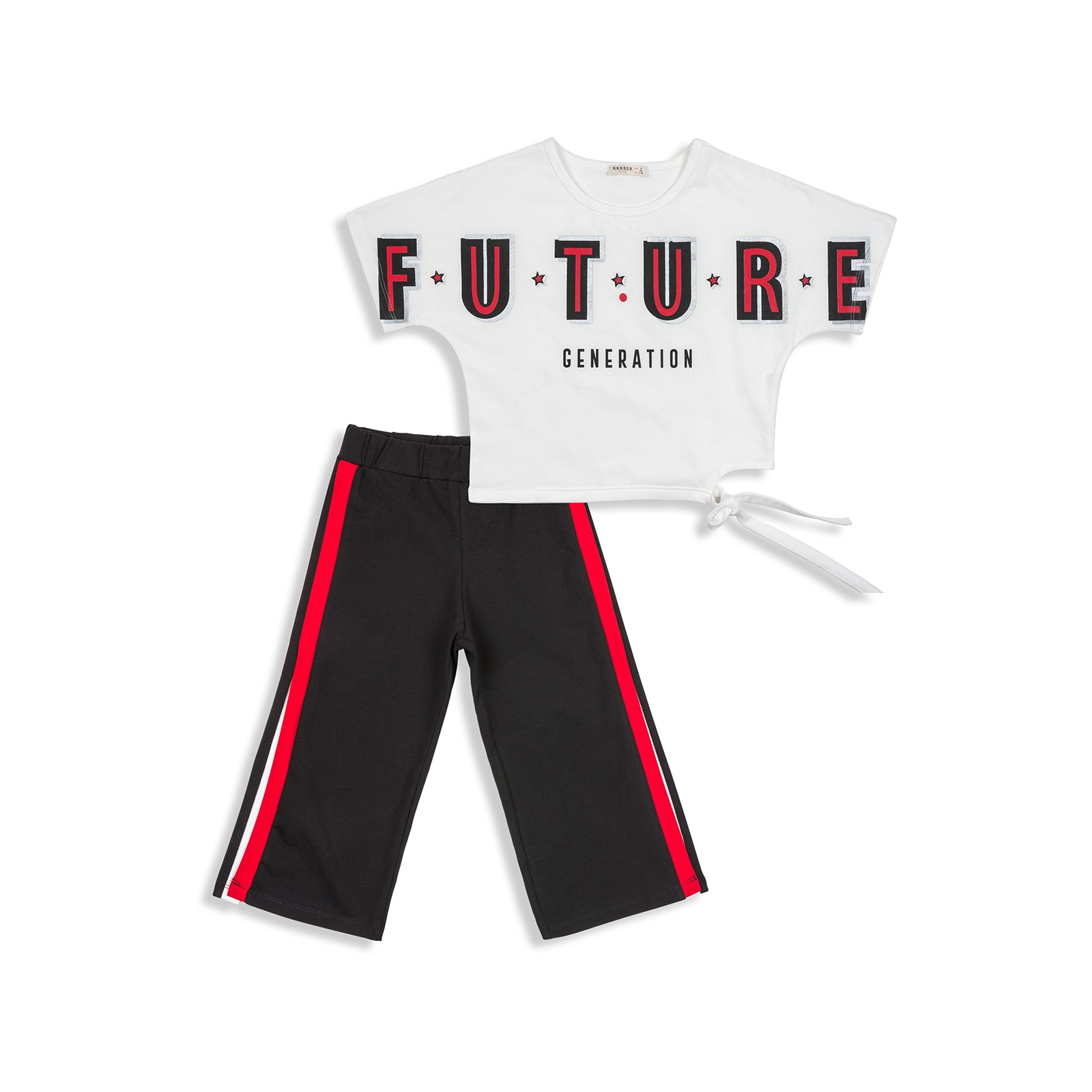 Набір дитячого одягу Breeze "FUTURE" (12864-116G-whiteblack)