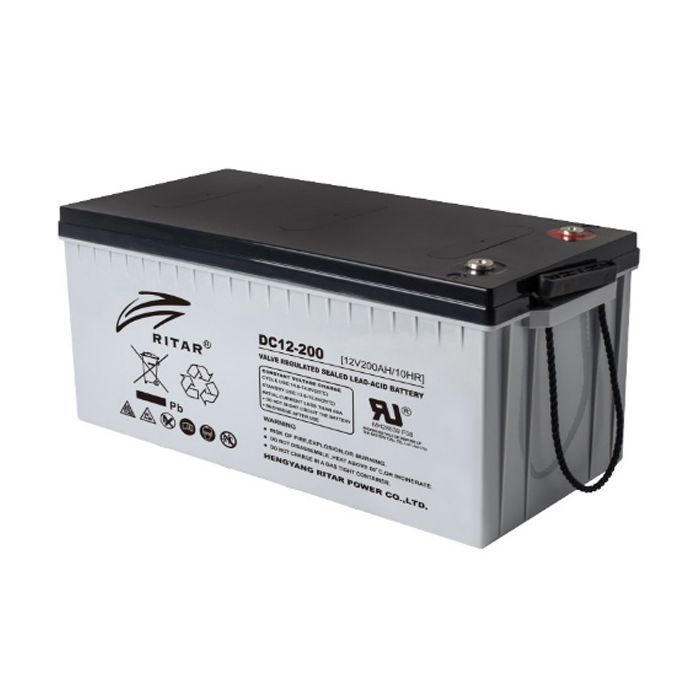 Батарея к ИБП Ritar CARBON RITAR DC12-200C 12V-200.0Ah (DC12-200C)