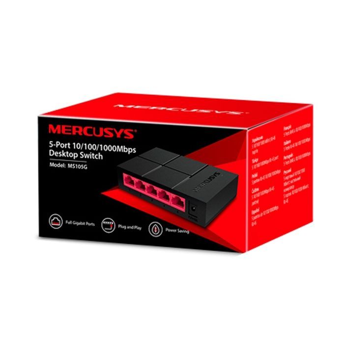 Коммутатор сетевой Mercusys MS105G изображение 4