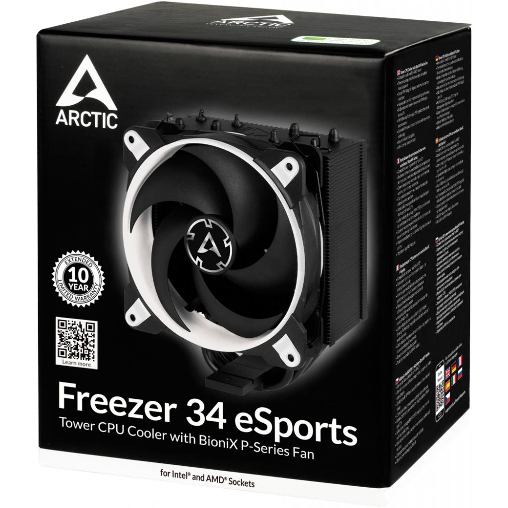 Кулер для процессора Arctic Freezer 34 eSports White (ACFRE00057A) изображение 9