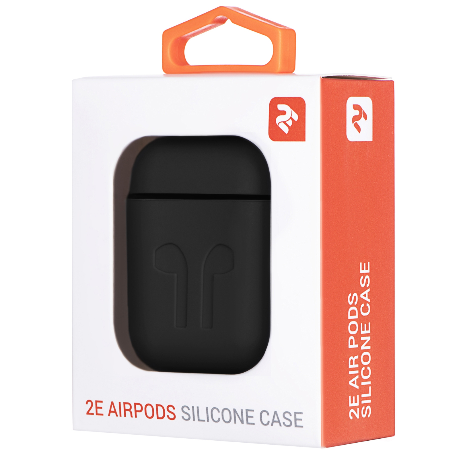 Чохол для навушників 2E для Apple AirPods Pure Color Silicone Imprint 1.5 мм Navy (2E-AIR-PODS-IBSI-1.5-NV) зображення 3