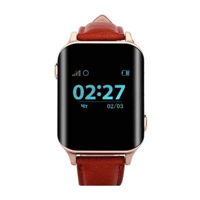 Смарт-часы GoGPS М01 Gold Телефон-часы с GPS треккером (M01GD)