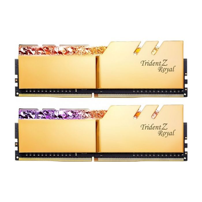 Модуль памяти для компьютера DDR4 32GB (2x16GB) 3200 MHz Trident Z Royal G.Skill (F4-3200C16D-32GTRG)