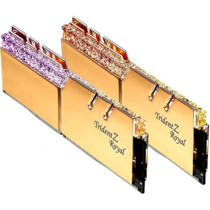 Модуль памяти для компьютера DDR4 32GB (2x16GB) 3200 MHz Trident Z Royal G.Skill (F4-3200C16D-32GTRG) изображение 2