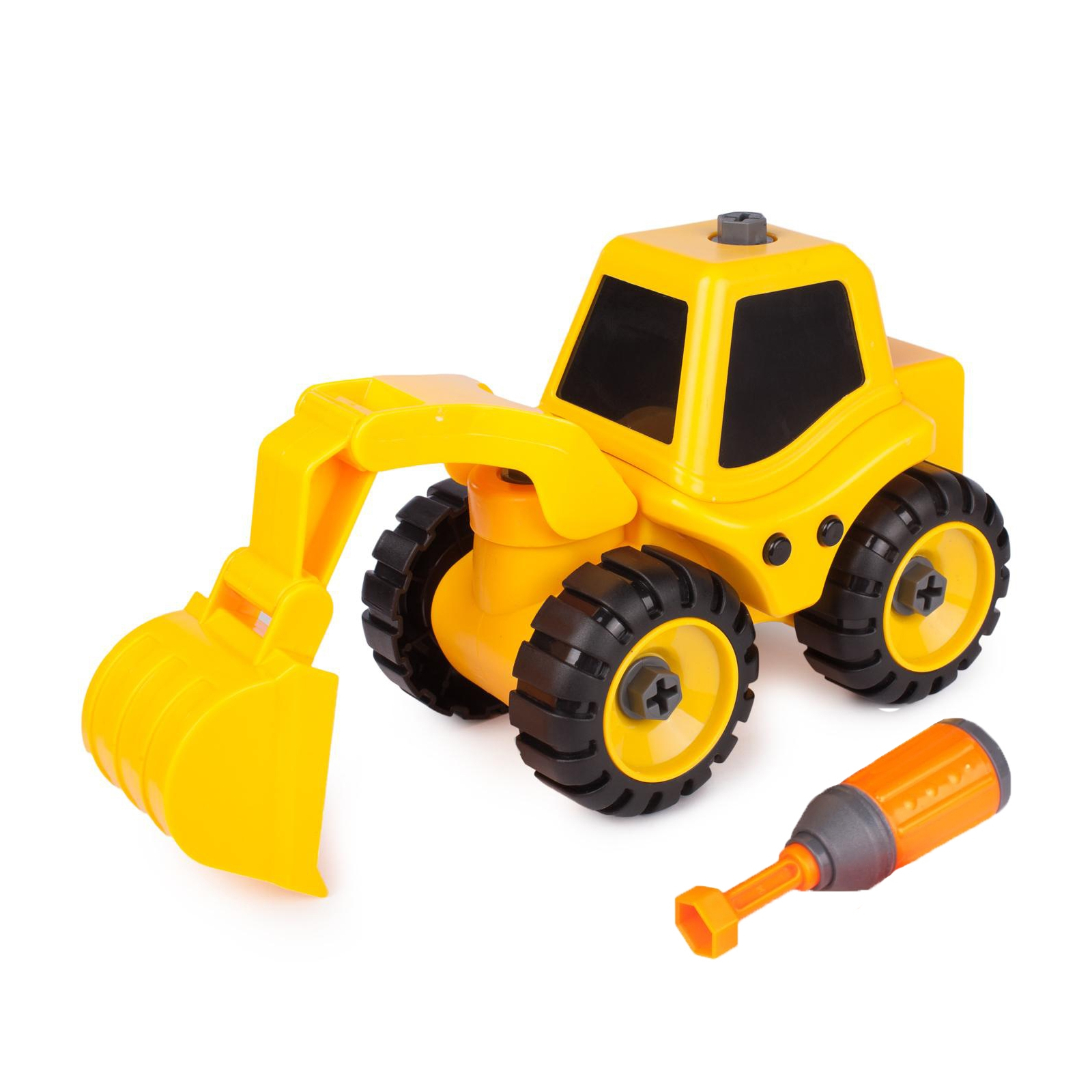 Конструктор Kaile Toys трактор разборная модель с отверткой (KL716-3) изображение 2