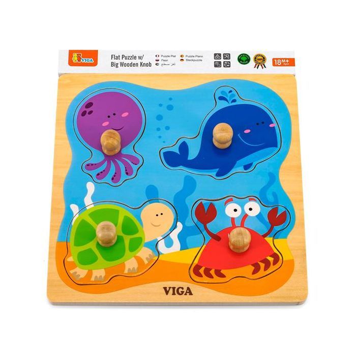 Розвиваюча іграшка Viga Toys Морські мешканці (50132)