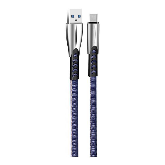 Дата кабель USB 2.0 AM to USB-C 1.0m zinc alloy red ColorWay (CW-CBUC012-RD) зображення 2