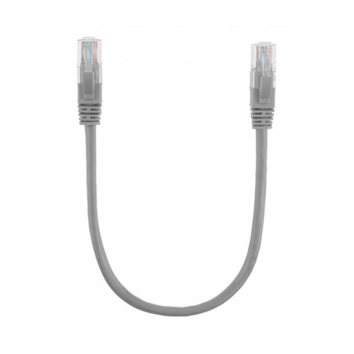 Патч-корд 0.3м, UTP, cat.5e, CCA, grey Ritar (PCR-CCA/0.3G)