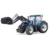 Спецтехника Bruder трактор New Holland с погрузчиком 1:16 (03121)