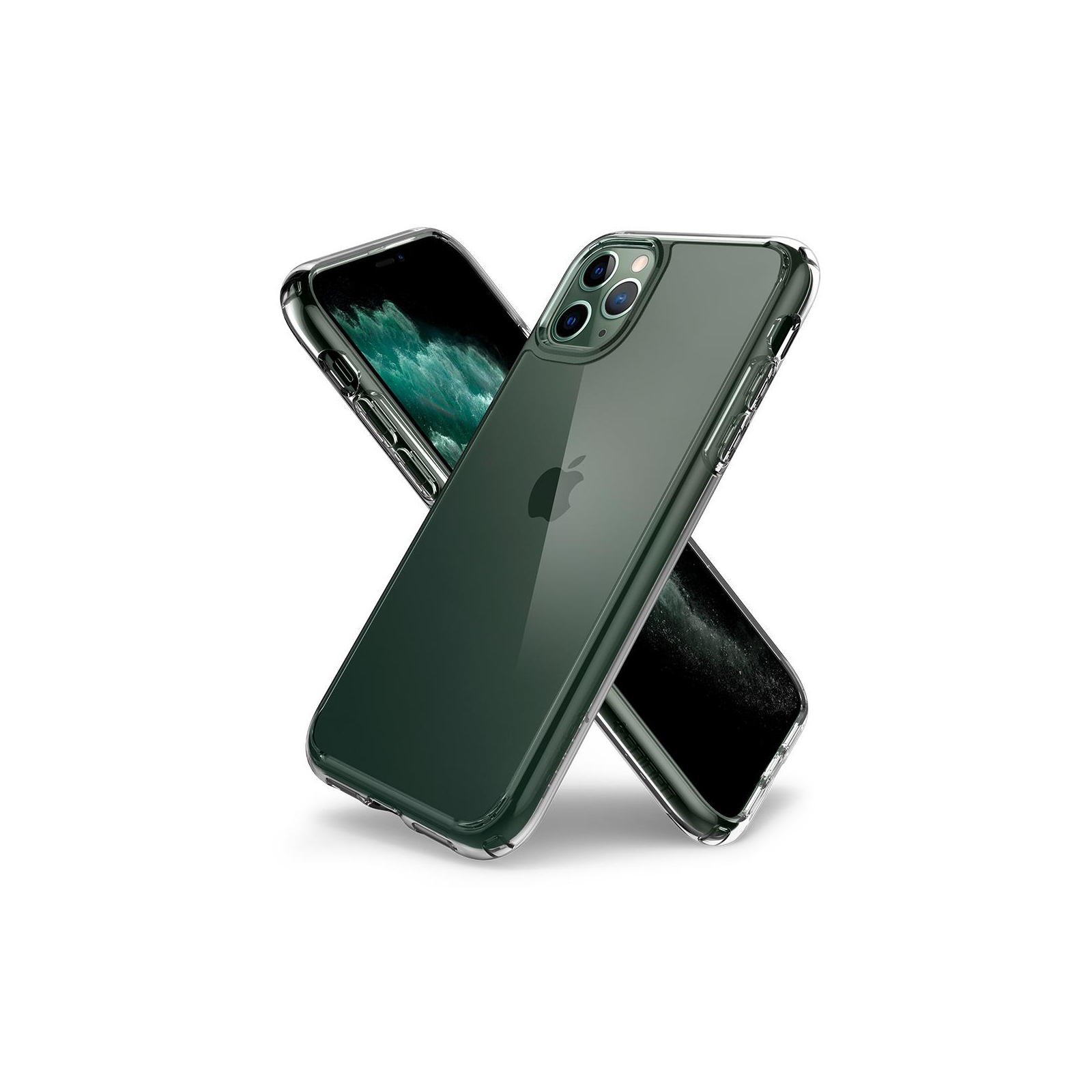 Чехол для мобильного телефона Spigen iPhone 11 Pro Max Ultra Hybrid, Crystal Clear (075CS27135) изображение 5