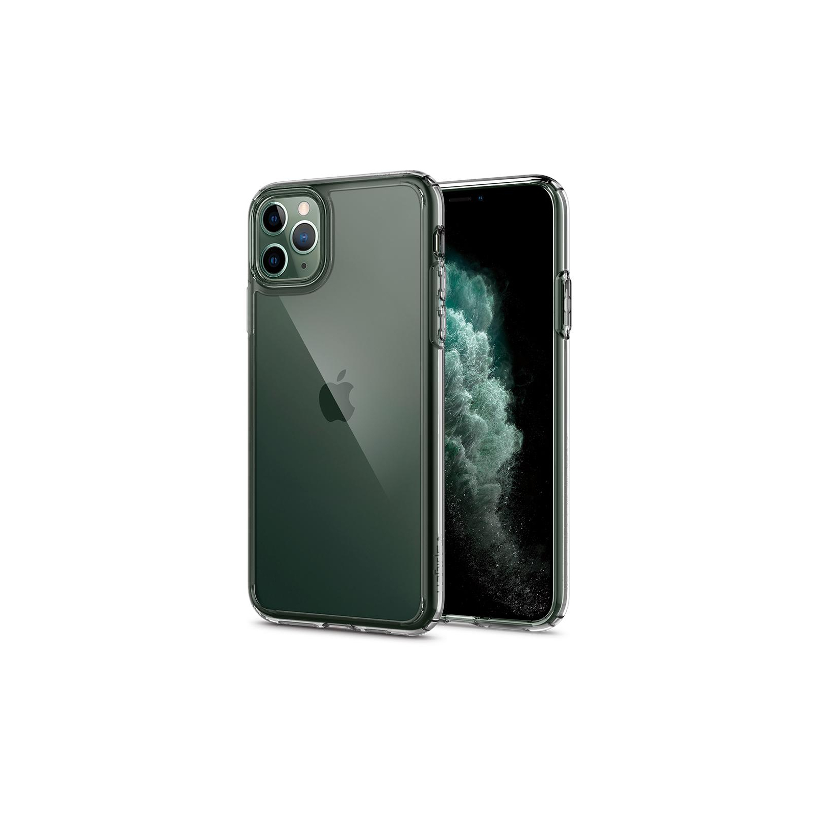 Чехол для мобильного телефона Spigen iPhone 11 Pro Max Ultra Hybrid, Crystal Clear (075CS27135) изображение 9