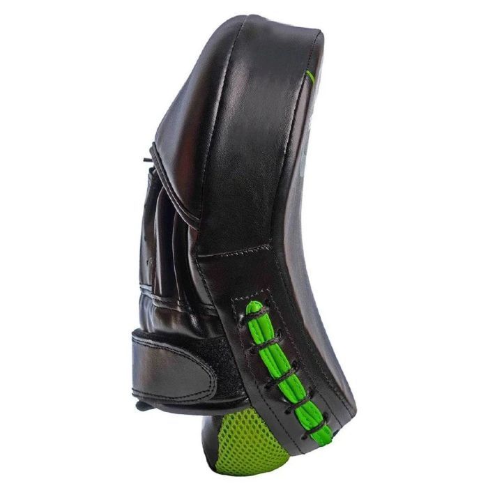 Лапи боксерські PowerPlay 3041 PU Black/Green (PP_3041_Green) зображення 3