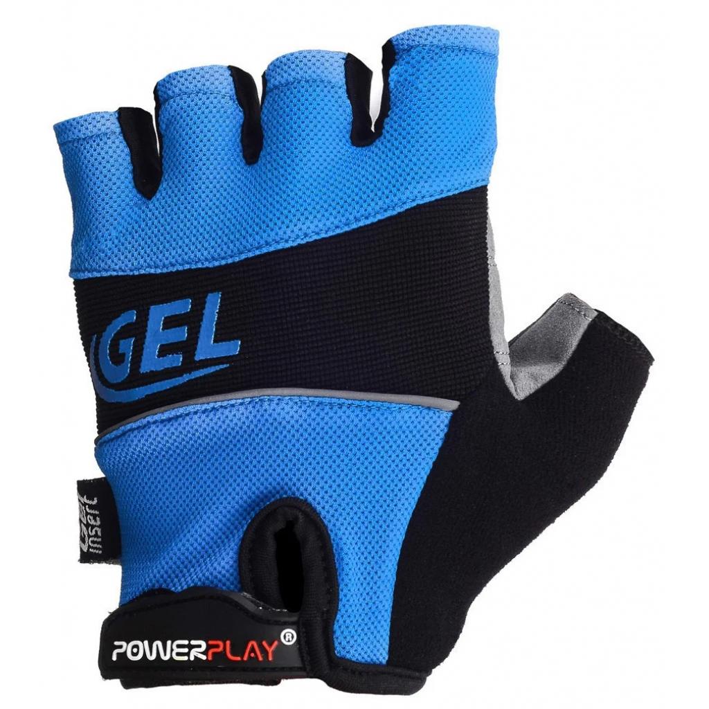 Велоперчатки PowerPlay 1058 Blue M (1058_M_Blue) изображение 2