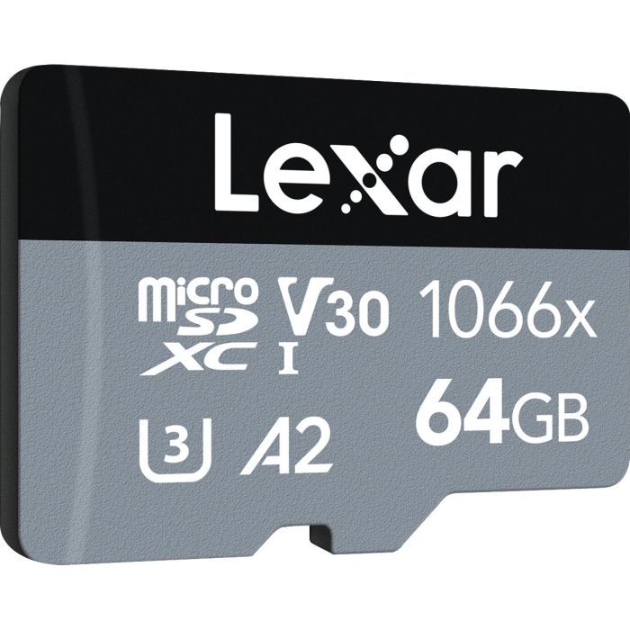Карта памяти Lexar 64GB microSDXC class 10 UHS-I 1066x Silver (LMS1066064G-BNANG) изображение 2