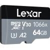Карта пам'яті Lexar 64GB microSDXC class 10 UHS-I 1066x Silver (LMS1066064G-BNANG) зображення 2