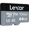 Карта памяти Lexar 64GB microSDXC class 10 UHS-I 1066x Silver (LMS1066064G-BNANG) изображение 2