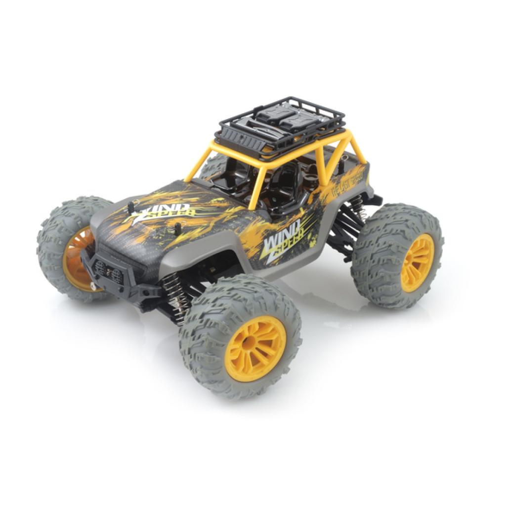 Радиоуправляемая игрушка Uj toys Машинка Pioneer 4WD, 1:12 желтый (UJ99-G168-Y)