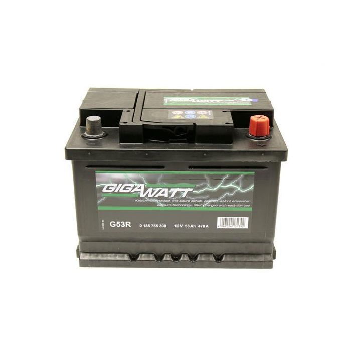 Аккумулятор автомобильный GigaWatt 53А (0185755300)