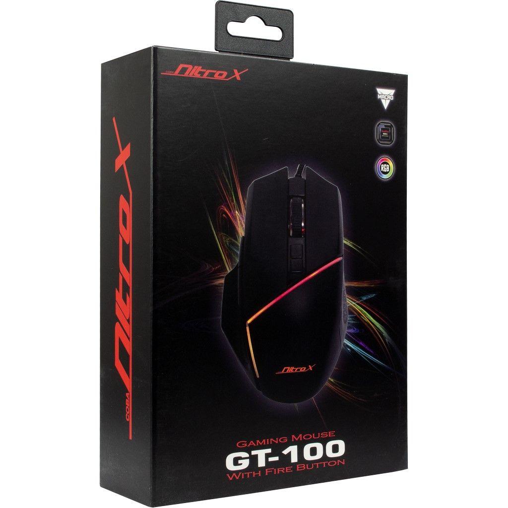Мишка Nitrox GT-100 RGB Black (GT-100) зображення 7