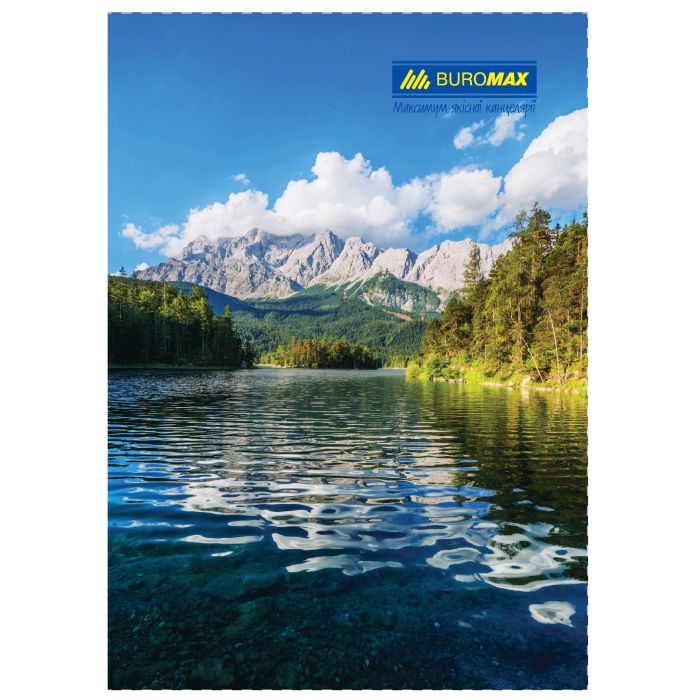 Канцелярская книга Buromax А4, 96 л., Клетка, твердая ламинированная обложка (BM.2430) изображение 3