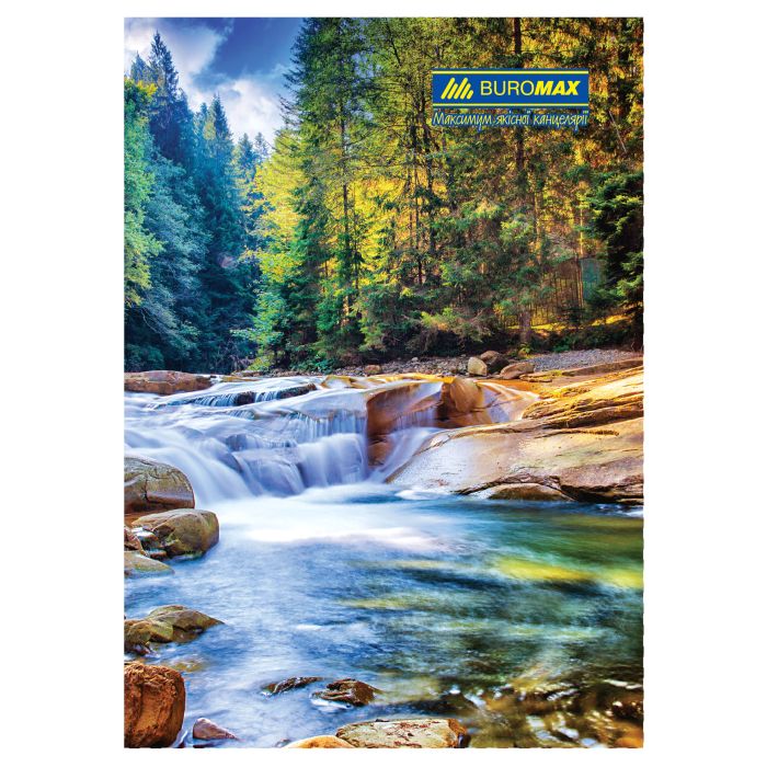 Канцелярская книга Buromax А4, 96 л., Клетка, твердая ламинированная обложка (BM.2430) изображение 5