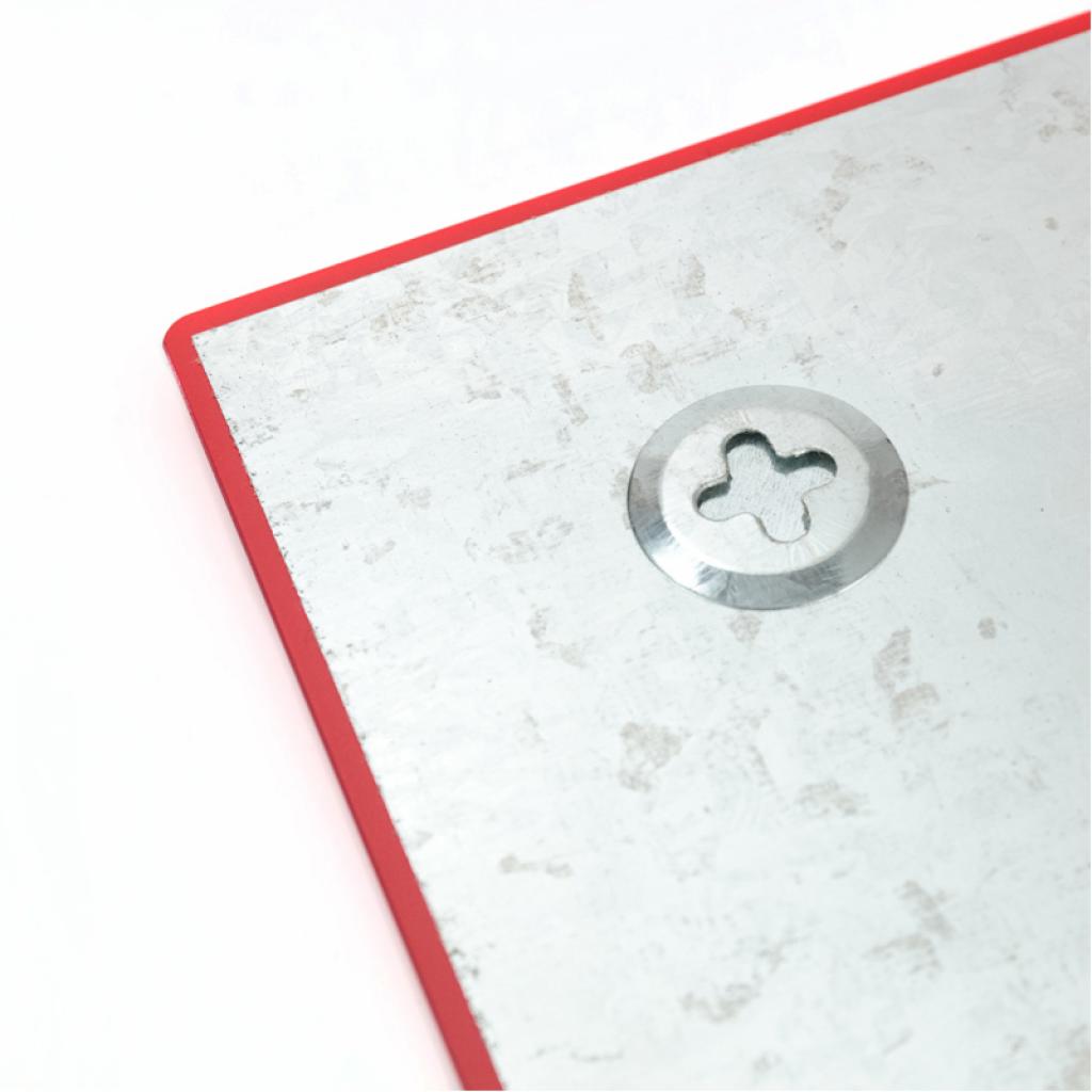 Офісна дошка Axent скляна магнітно-маркерна 45х45 см, червона (9614-06-А) зображення 4