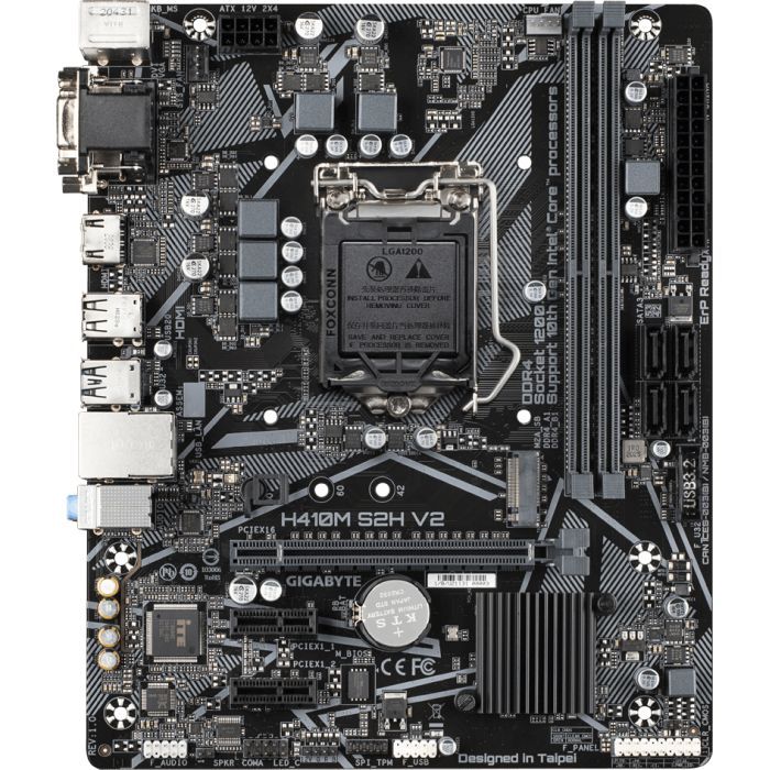 Материнская плата GIGABYTE H410M S2H V2 изображение 2