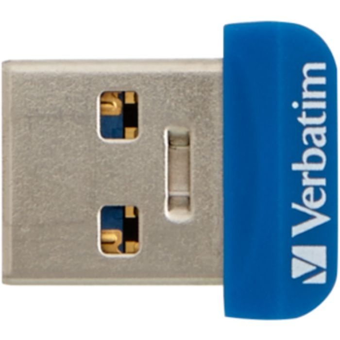 USB флеш накопитель Verbatim 64GB Store 'n' Stay NANO Blue USB 3.2 (98711)