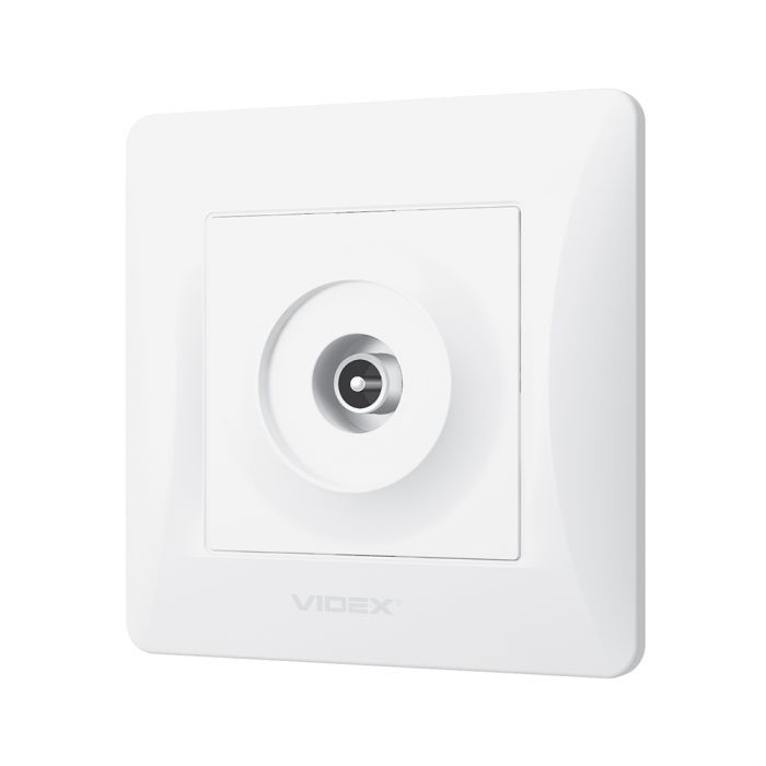 ТВ розетка Videx VF-BNSK1TVME-W
