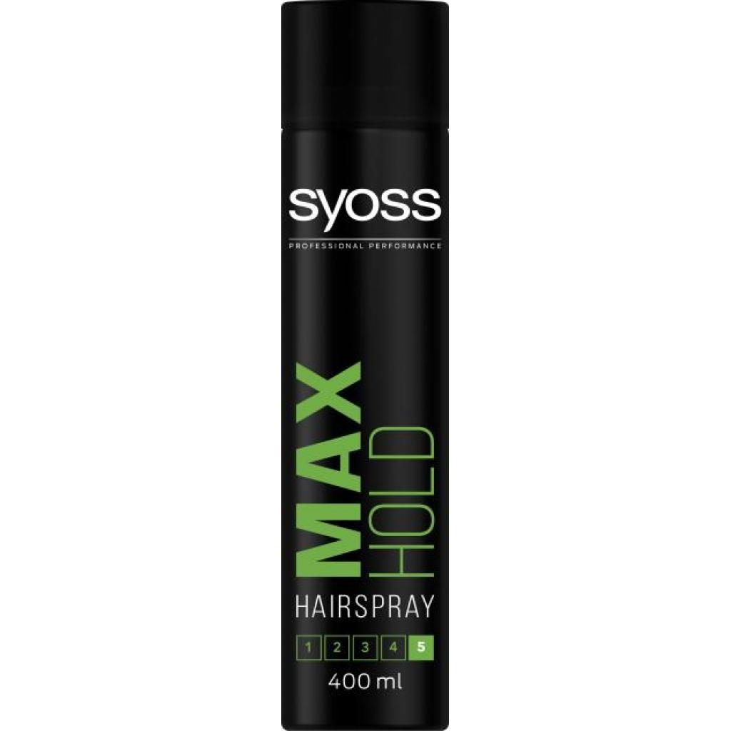 Лак для волос Syoss Max Hold (фиксация 5) 400 мл (8410436135177)