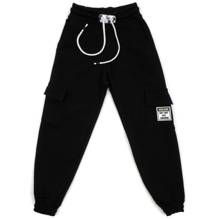 Спортивный костюм детский A-Yugi трикотажный (7036-K-164G-black) изображение 3