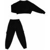 Спортивний костюм A-Yugi трикотажний (7036-K-164G-black) зображення 4