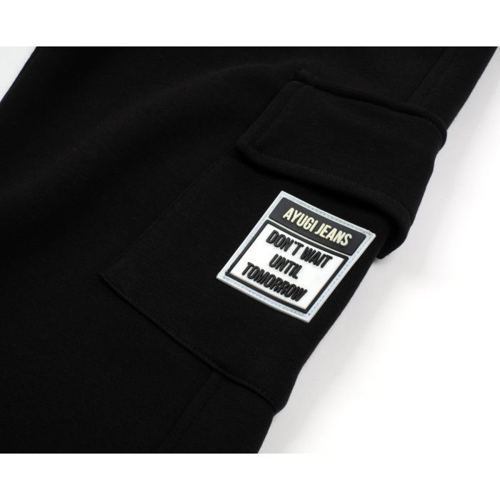 Спортивный костюм детский A-Yugi трикотажный (7036-K-164G-black) изображение 8