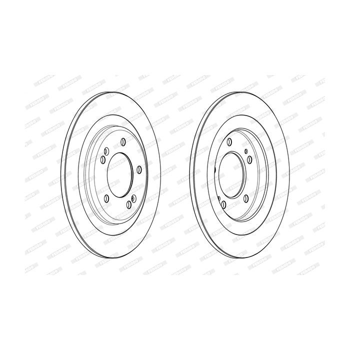 Тормозной диск FERODO DDF2200C