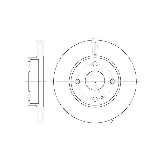 Тормозной диск REMSA 6056.10